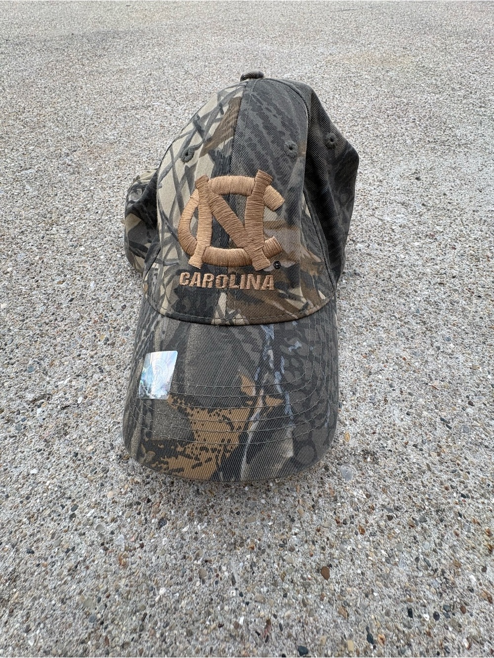 Carolina Camo Embroidered Logo Cap - Brown/Green